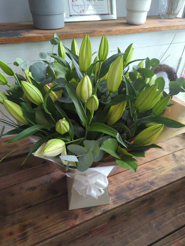 Flowers delivered to customer