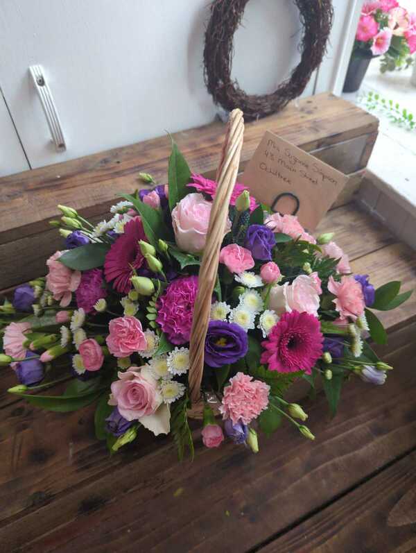 Flowers delivered to customer