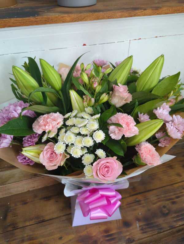 Flowers delivered to customer