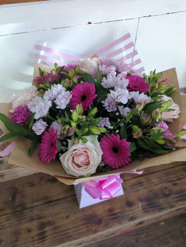 Flowers delivered to customer