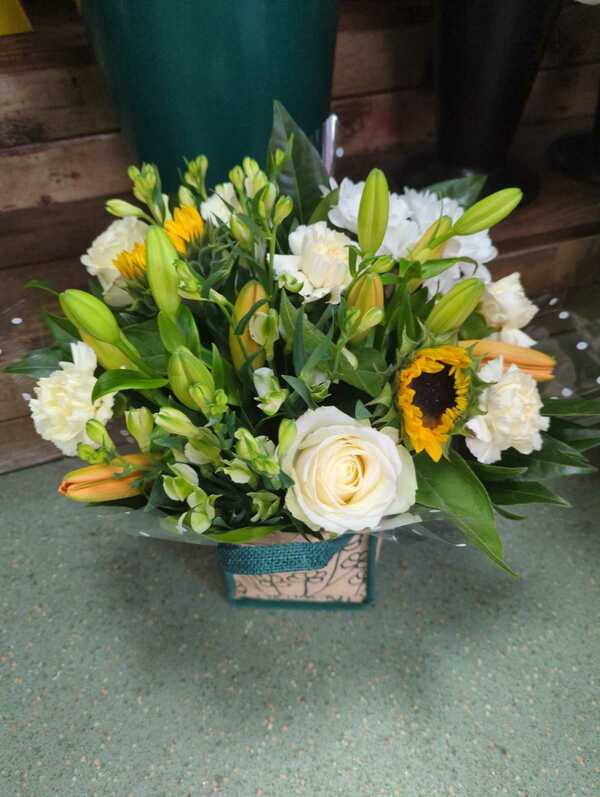 Flowers delivered to customer
