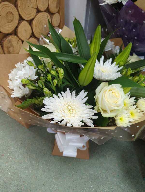 Flowers delivered to customer