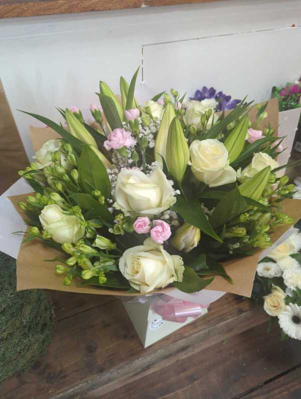 Flowers delivered to customer