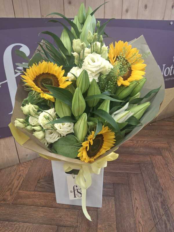 Flowers delivered to customer