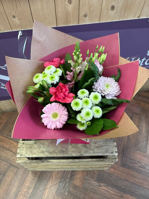 Flowers delivered to customer