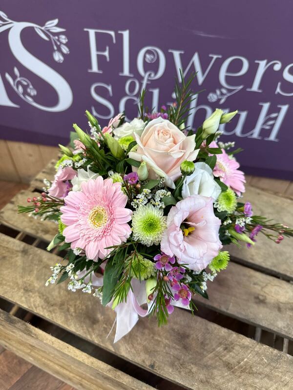 Flowers delivered to customer