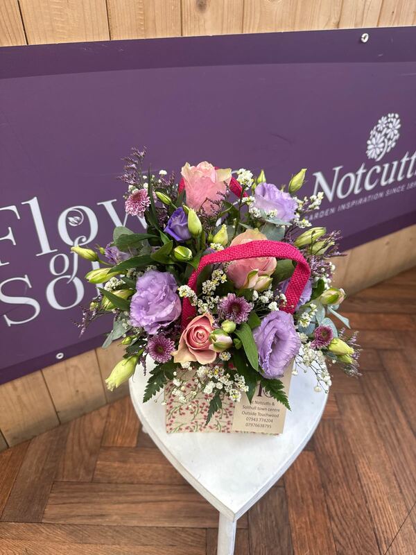 Flowers delivered to customer