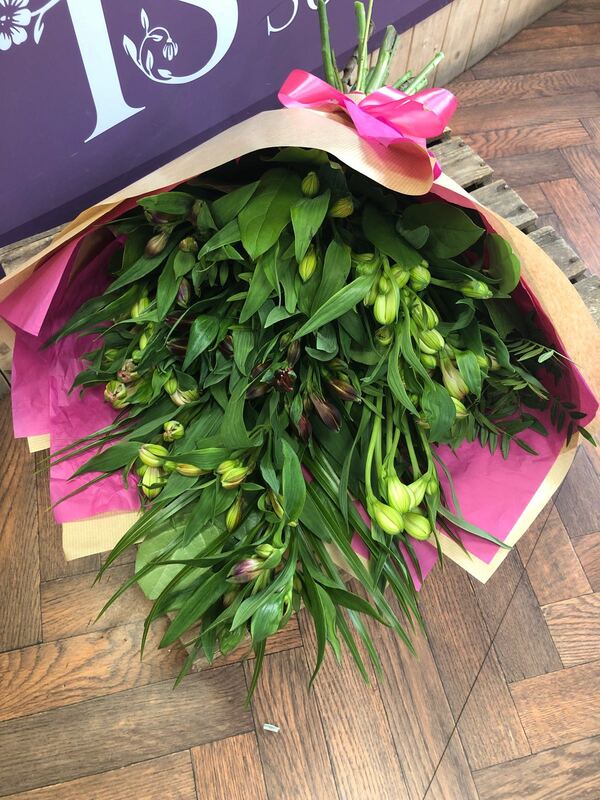 Flowers delivered to customer