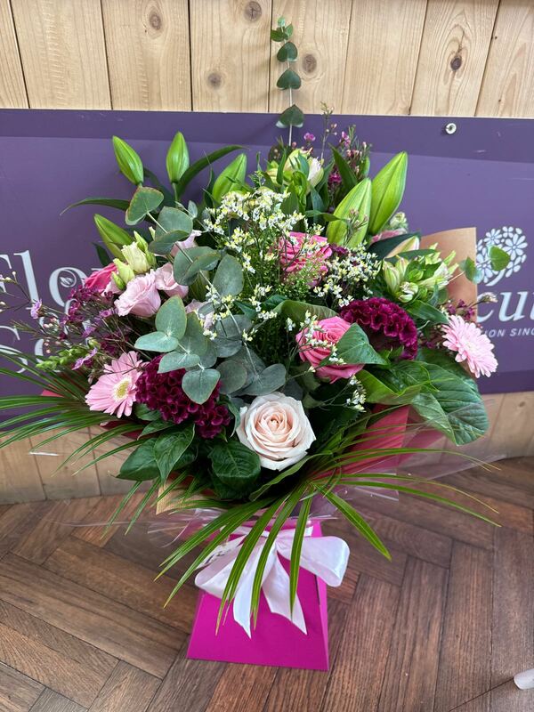 Flowers delivered to customer
