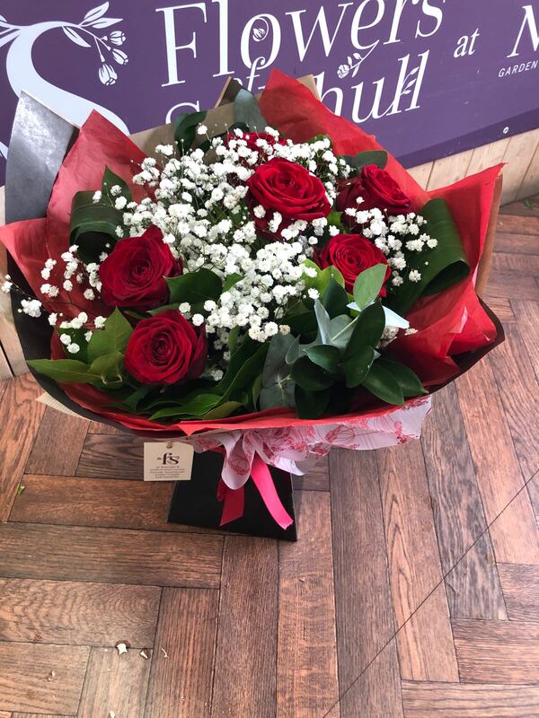 Flowers delivered to customer