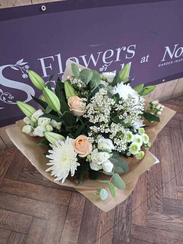 Flowers delivered to customer