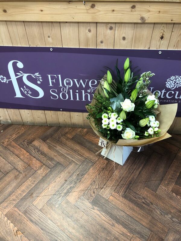 Flowers delivered to customer