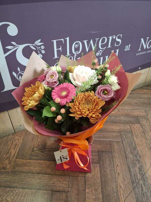 Flowers delivered to customer