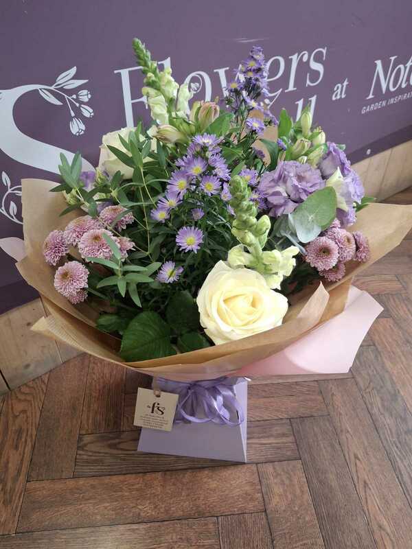 Flowers delivered to customer