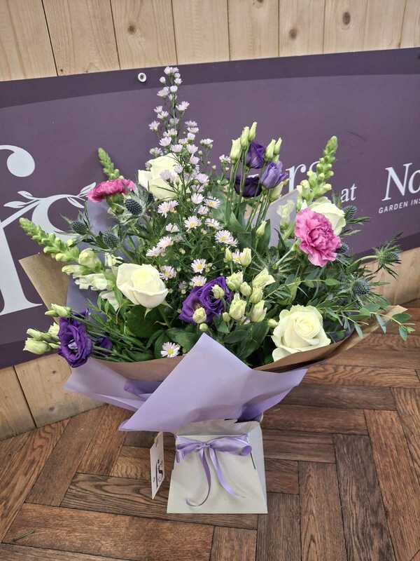 Flowers delivered to customer
