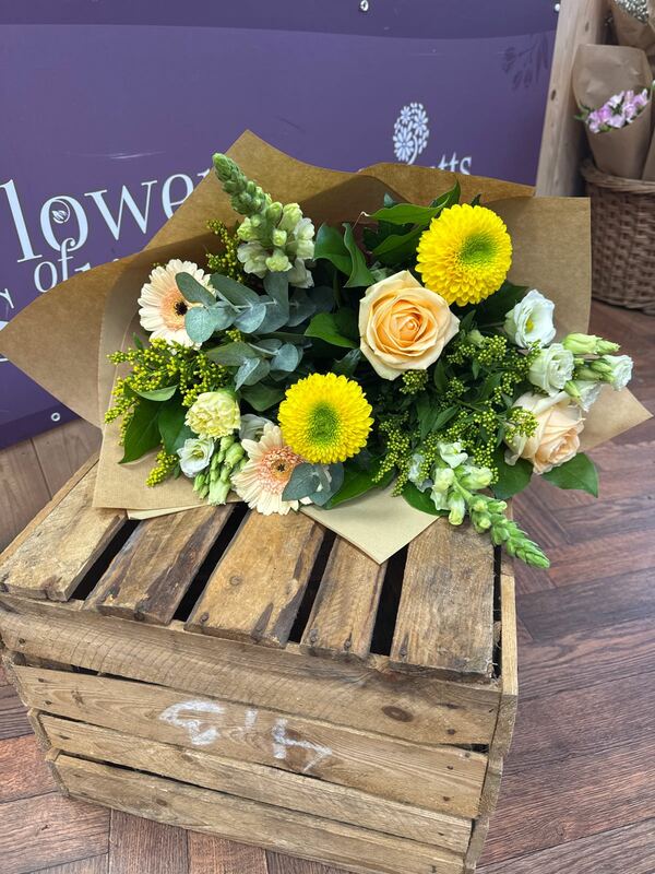 Flowers delivered to customer