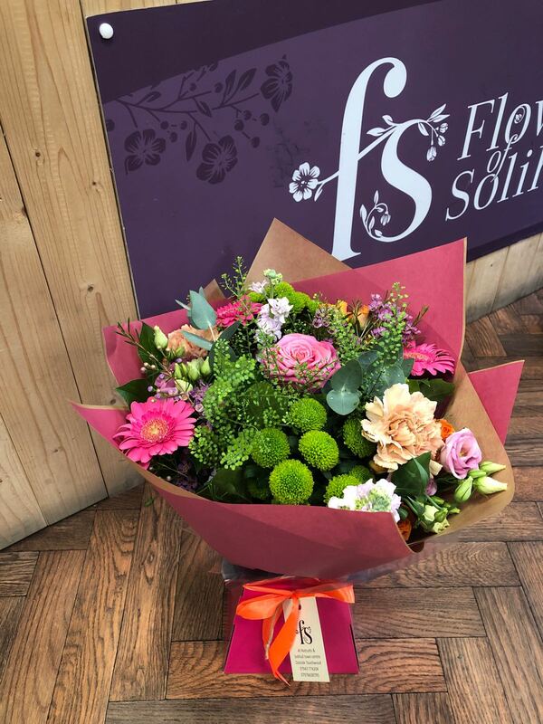 Flowers delivered to customer