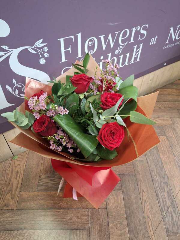 Flowers delivered to customer