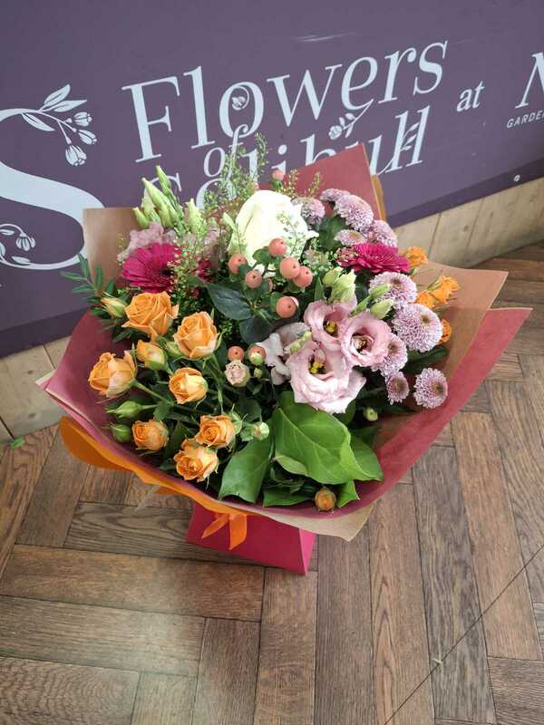 Flowers delivered to customer