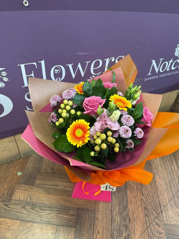 Flowers delivered to customer