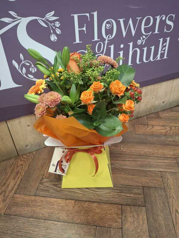 Flowers delivered to customer