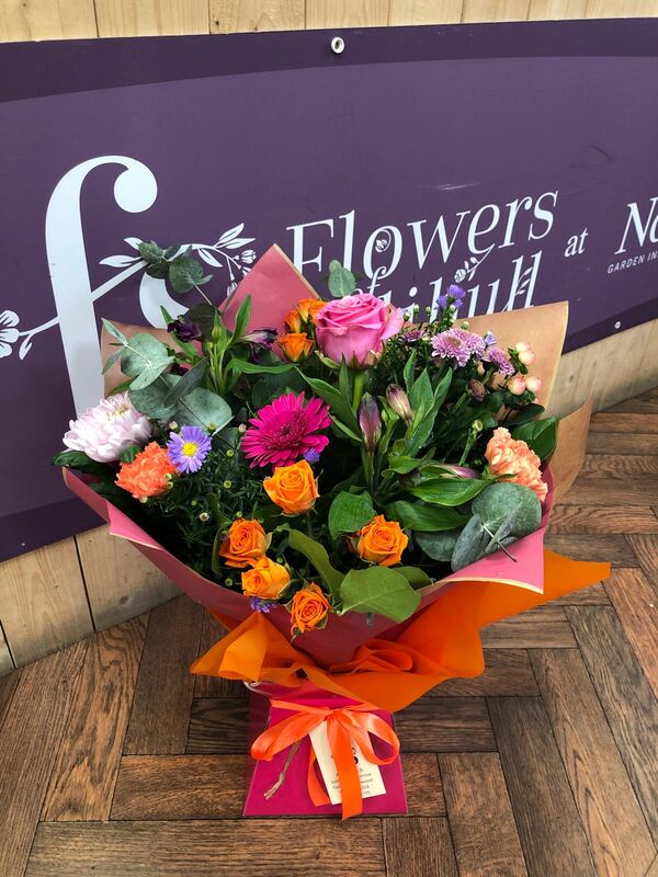 Flowers delivered to customer