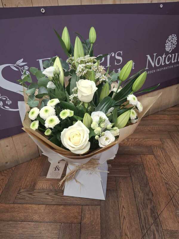 Flowers delivered to customer