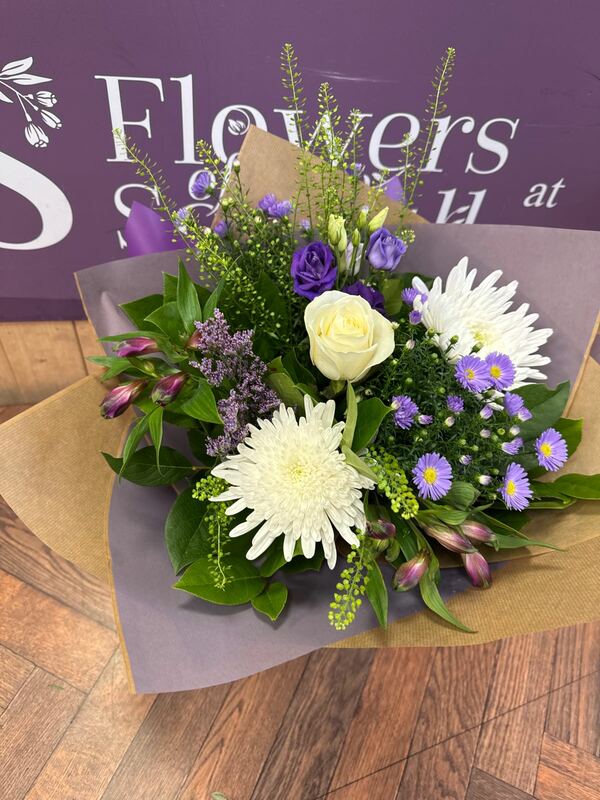 Flowers delivered to customer