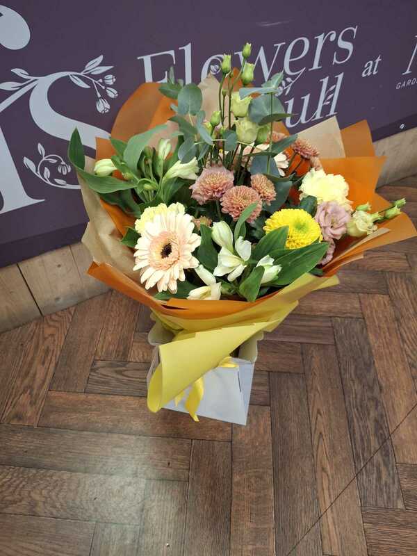 Flowers delivered to customer
