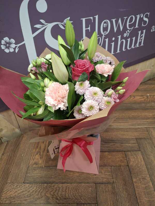 Flowers delivered to customer