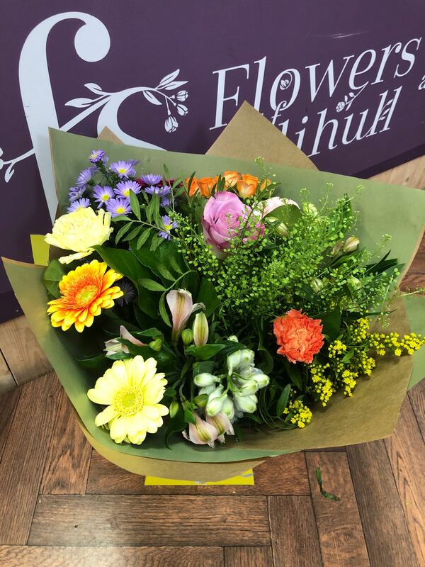 Flowers delivered to customer