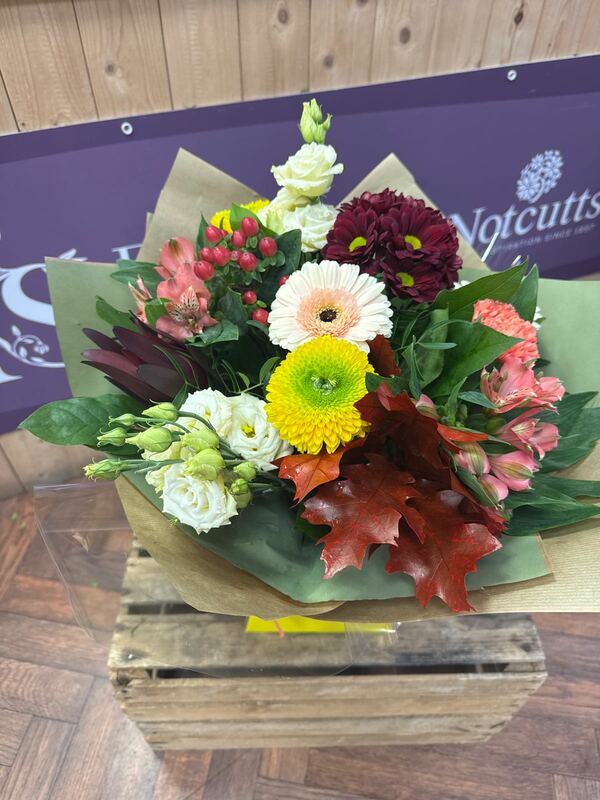 Flowers delivered to customer