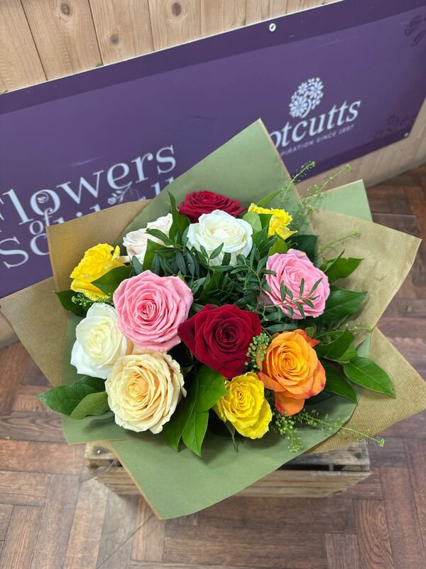 Flowers delivered to customer