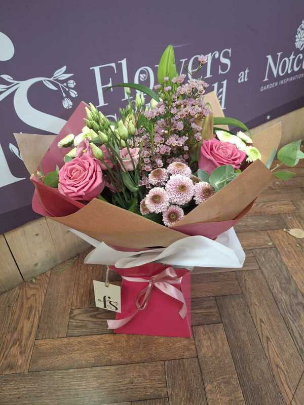 Flowers delivered to customer