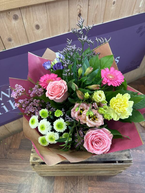 Flowers delivered to customer