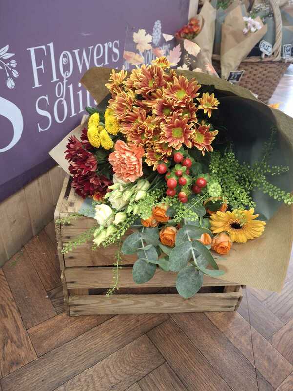 Flowers delivered to customer