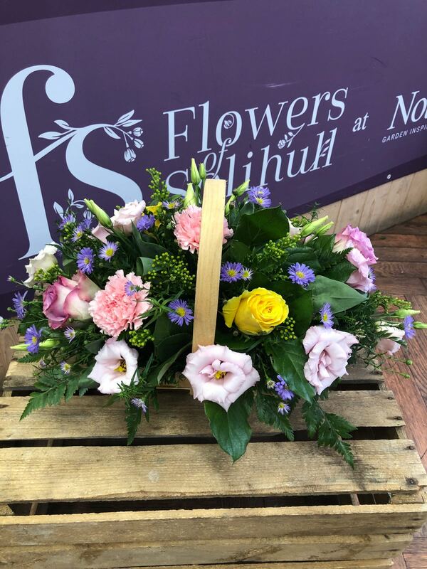 Flowers delivered to customer