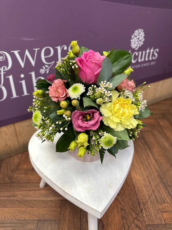Flowers delivered to customer