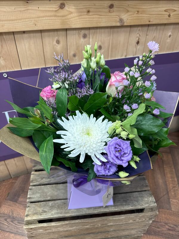 Flowers delivered to customer