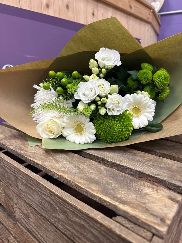 Flowers delivered to customer