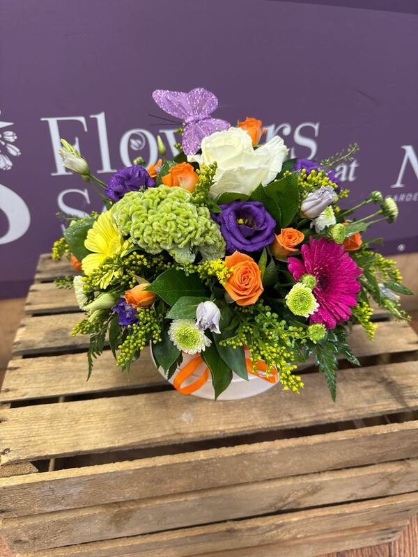 Flowers delivered to customer