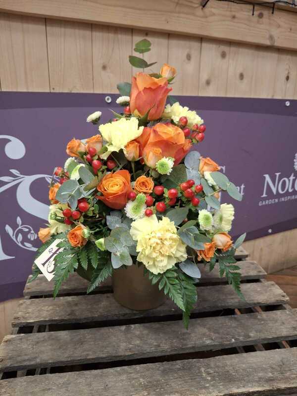 Flowers delivered to customer