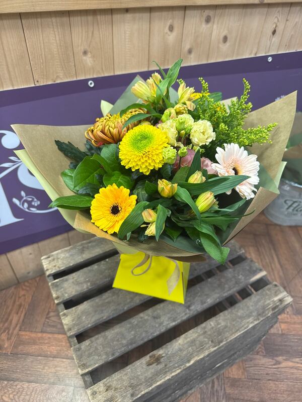 Flowers delivered to customer