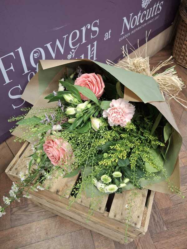 Flowers delivered to customer