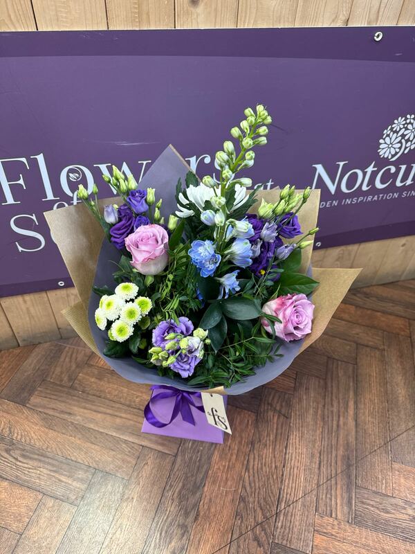 Flowers delivered to customer