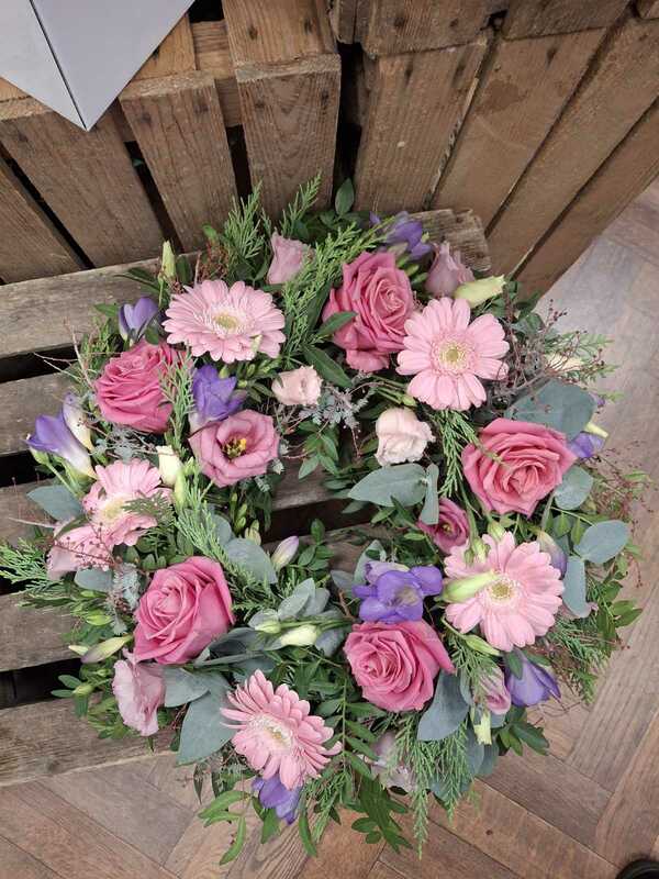 Flowers delivered to customer