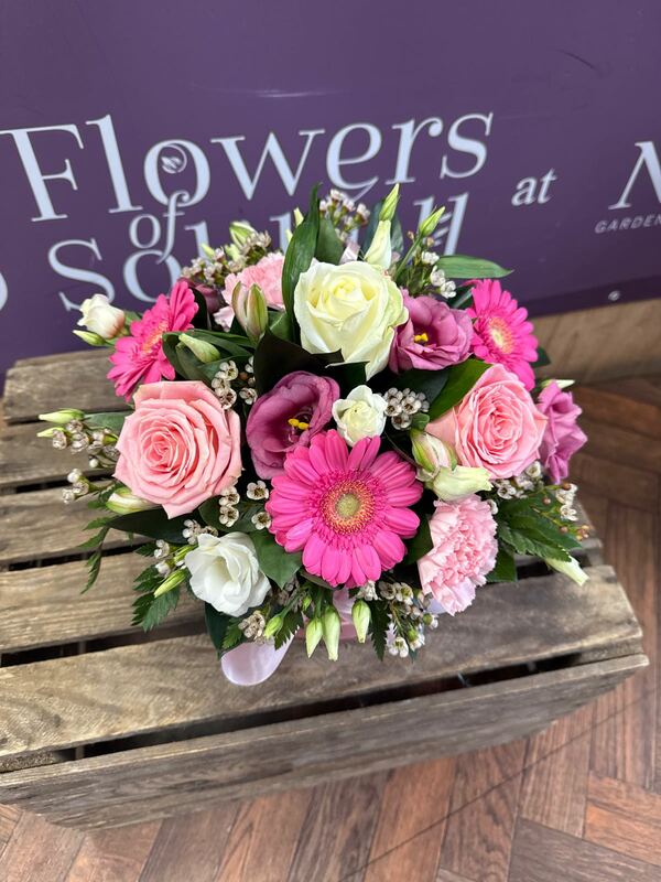 Flowers delivered to customer