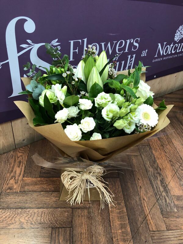 Flowers delivered to customer