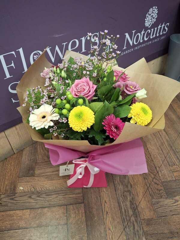 Flowers delivered to customer