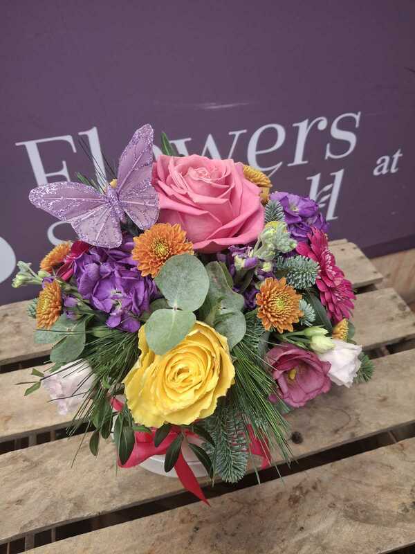 Flowers delivered to customer